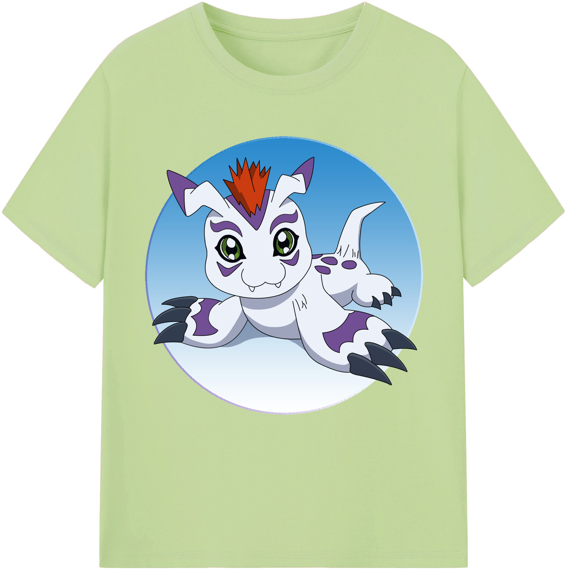 （画像用） Digimon デジタルモンスター/デジモン 綿100％半袖Tシャツ（フロントプリント）